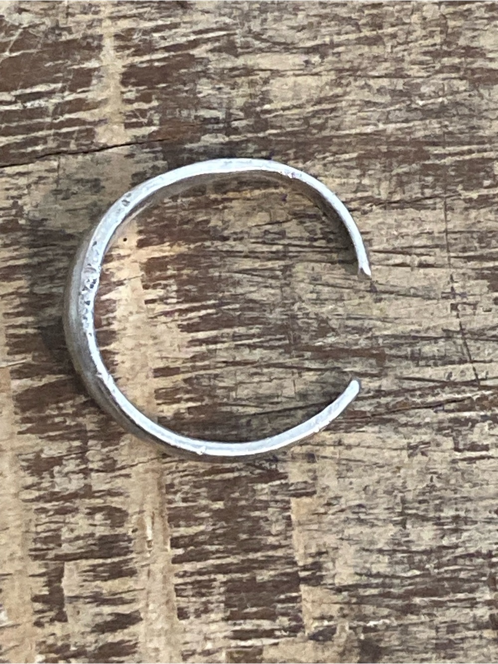 925 Silver Toe Ring Minimalist Sterling Open Band - Picture 9 of 14